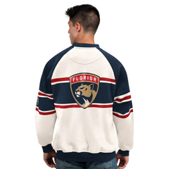Florida Panthers Starter Male Adult Defense Fleece Crewneck Sweatshirt -  NHL Sweatshirts