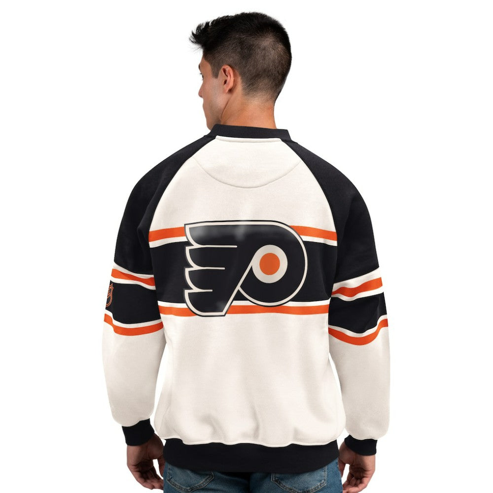 Philadelphia Flyers Starter Male Adult Defense Fleece Crewneck Sweatshirt -  NHL Sweatshirts