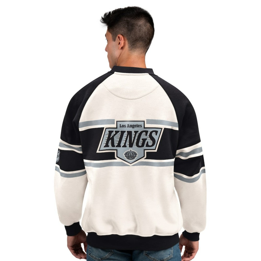 Los Angeles Kings Starter Male Adult Defense Fleece Crewneck Sweatshirt -  NHL Sweatshirts
