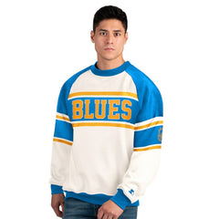 St. Louis Blues Starter Male Adult Defense Fleece Crewneck Sweatshirt -  NHL Sweatshirts