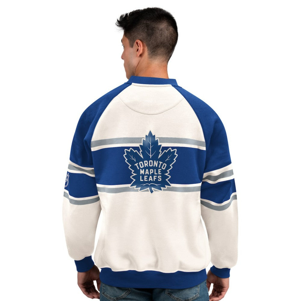 Toronto Maple Leafs Starter Male Adult Defense Fleece Crewneck Sweatshirt -  NHL Sweatshirts