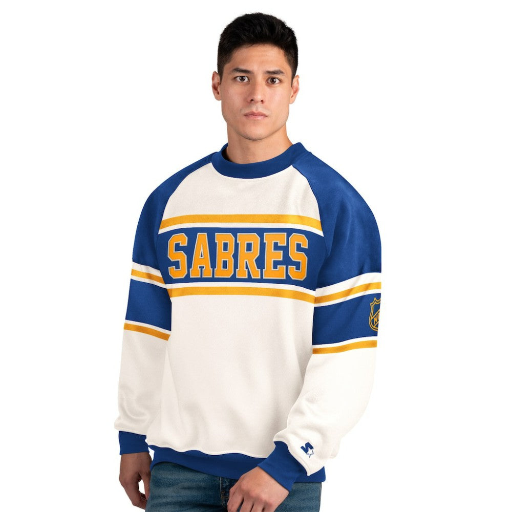 Buffalo Sabres Starter Male Adult Defense Fleece Crewneck Sweatshirt -  NHL Sweatshirts