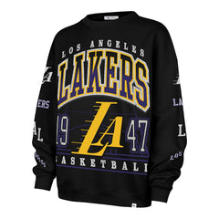 Black Los Angeles Lakers '47 Women's 2025/26 City Edition Go Big Oversized Sweatshirt | NBA
