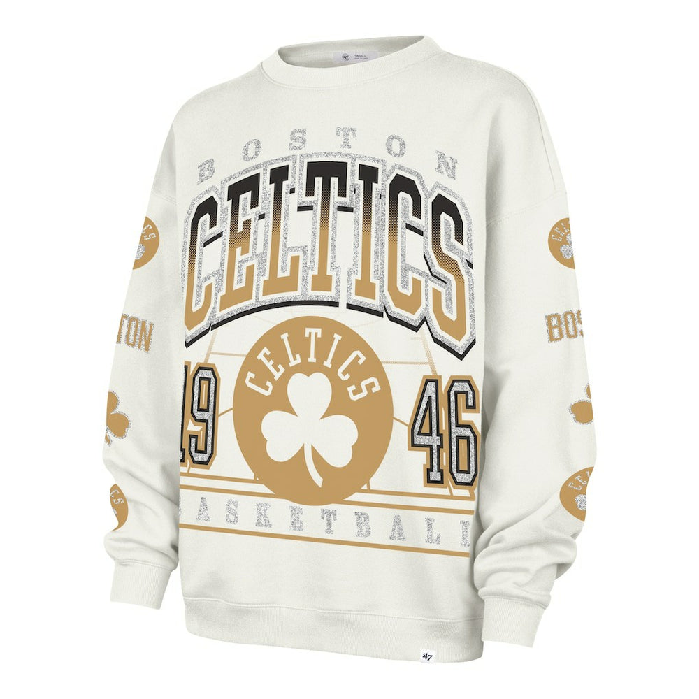 Natural Boston Celtics '47 Women's 2025/26 City Edition Go Big Oversized Sweatshirt | NBA