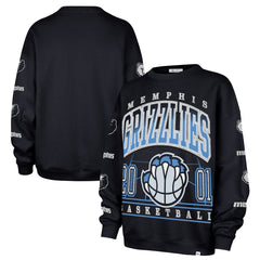 Navy Memphis Grizzlies '47 Women's 2025/26 City Edition Go Big Oversized Sweatshirt | NBA