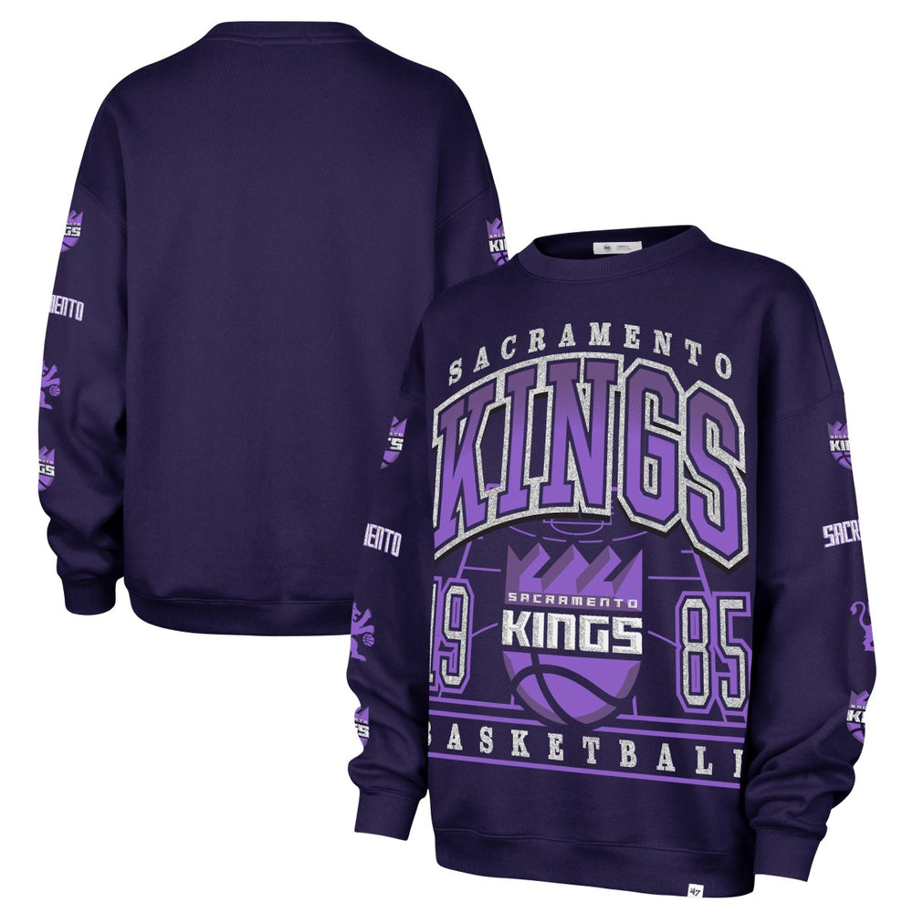 Purple Sacramento Kings '47 Women's 2025/26 City Edition Go Big Oversized Sweatshirt | NBA