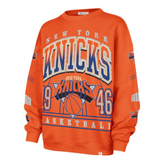 Orange New York Knicks '47 Women's 2025/26 City Edition Go Big Oversized Sweatshirt | NBA