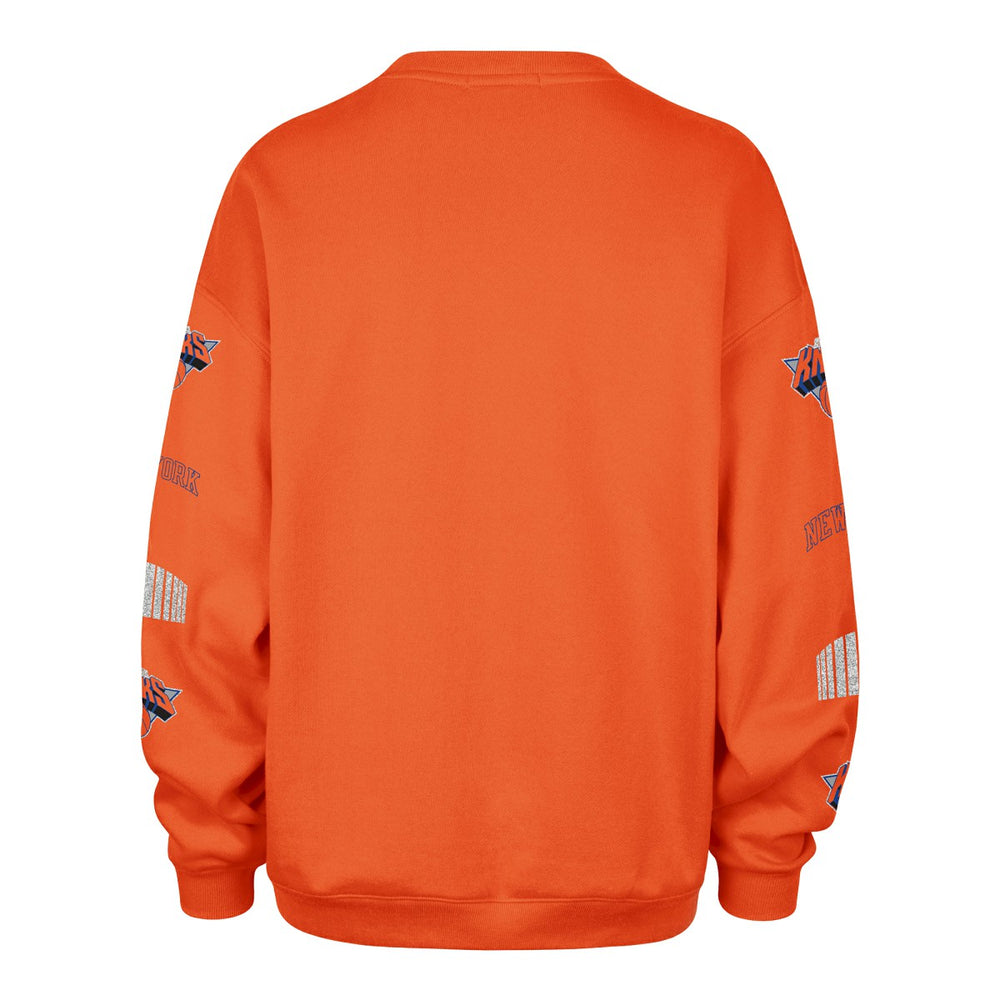 Orange New York Knicks '47 Women's 2025/26 City Edition Go Big Oversized Sweatshirt | NBA