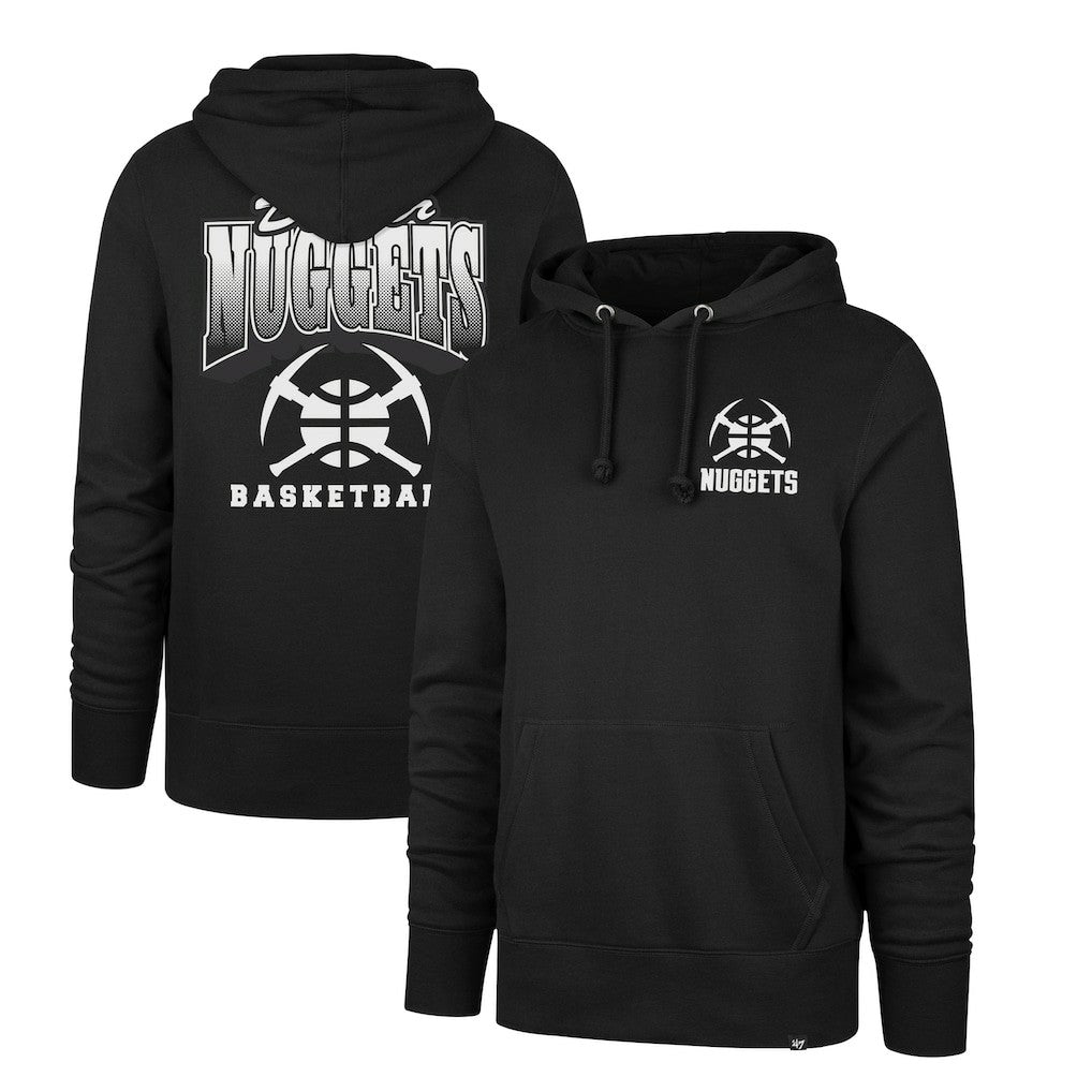 Black Denver Nuggets '47 2025/26 City Edition Jab Step Headline Hoodie | NBA