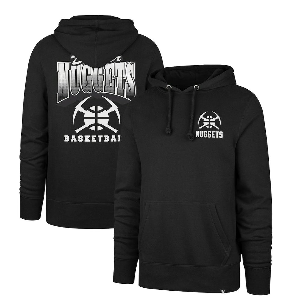 Black Denver Nuggets '47 2025/26 City Edition Jab Step Headline Hoodie | NBA