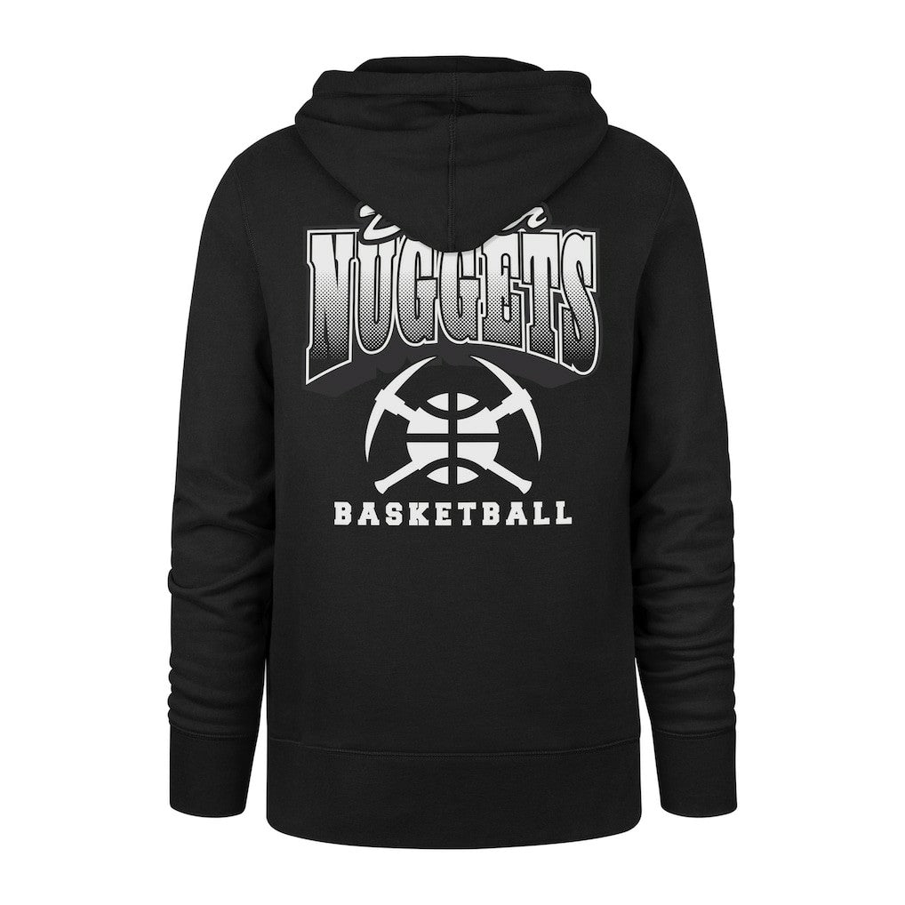 Black Denver Nuggets '47 2025/26 City Edition Jab Step Headline Hoodie | NBA