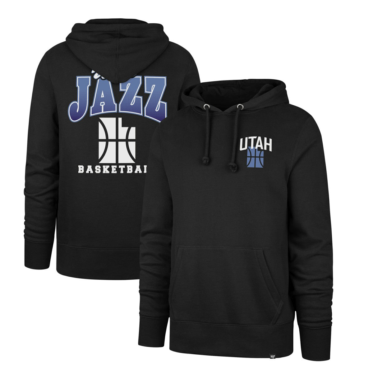Black Utah Jazz '47 2025/26 City Edition Jab Step Headline Hoodie | NBA
