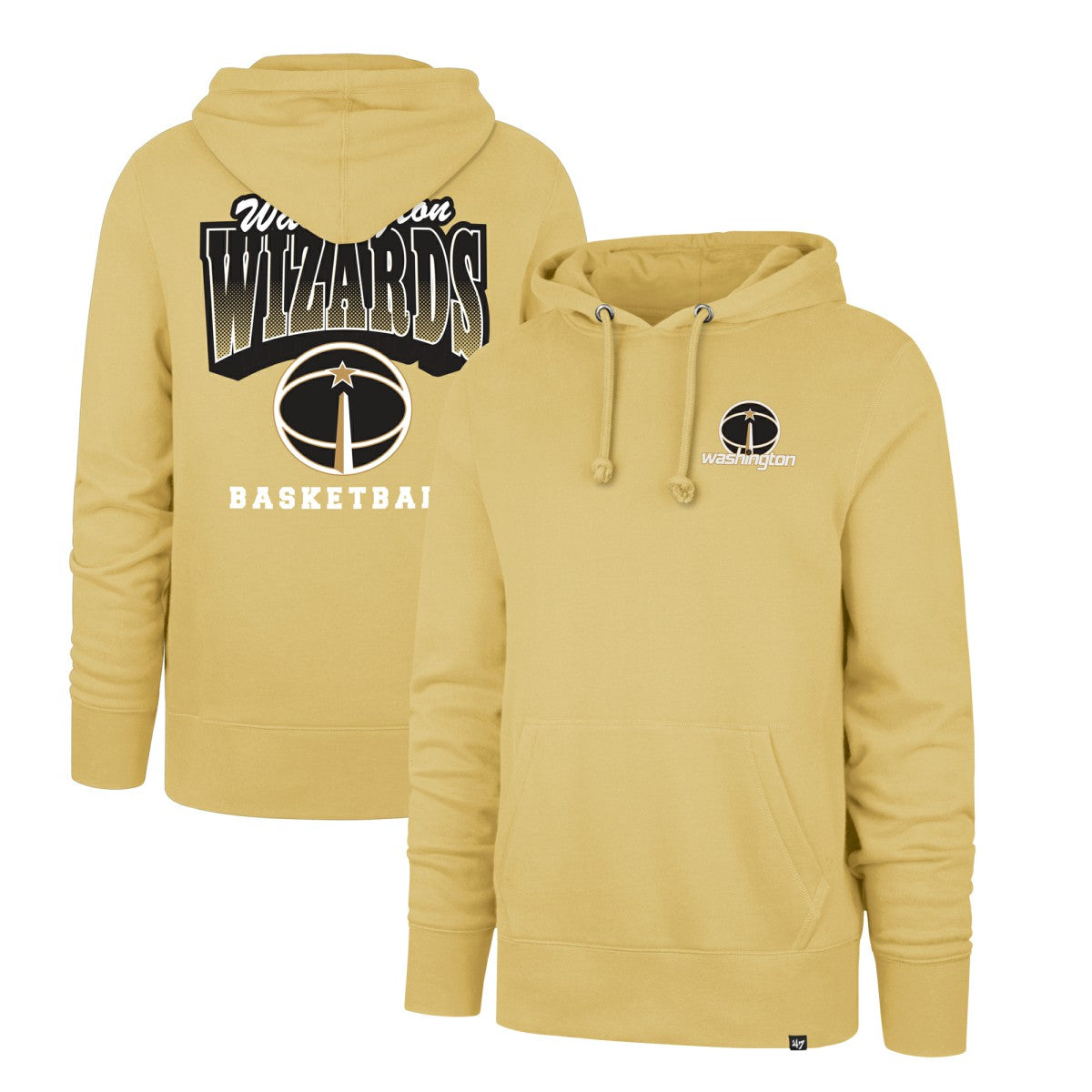 Gold Washington Wizards '47 2025/26 City Edition Jab Step Headline Hoodie | NBA
