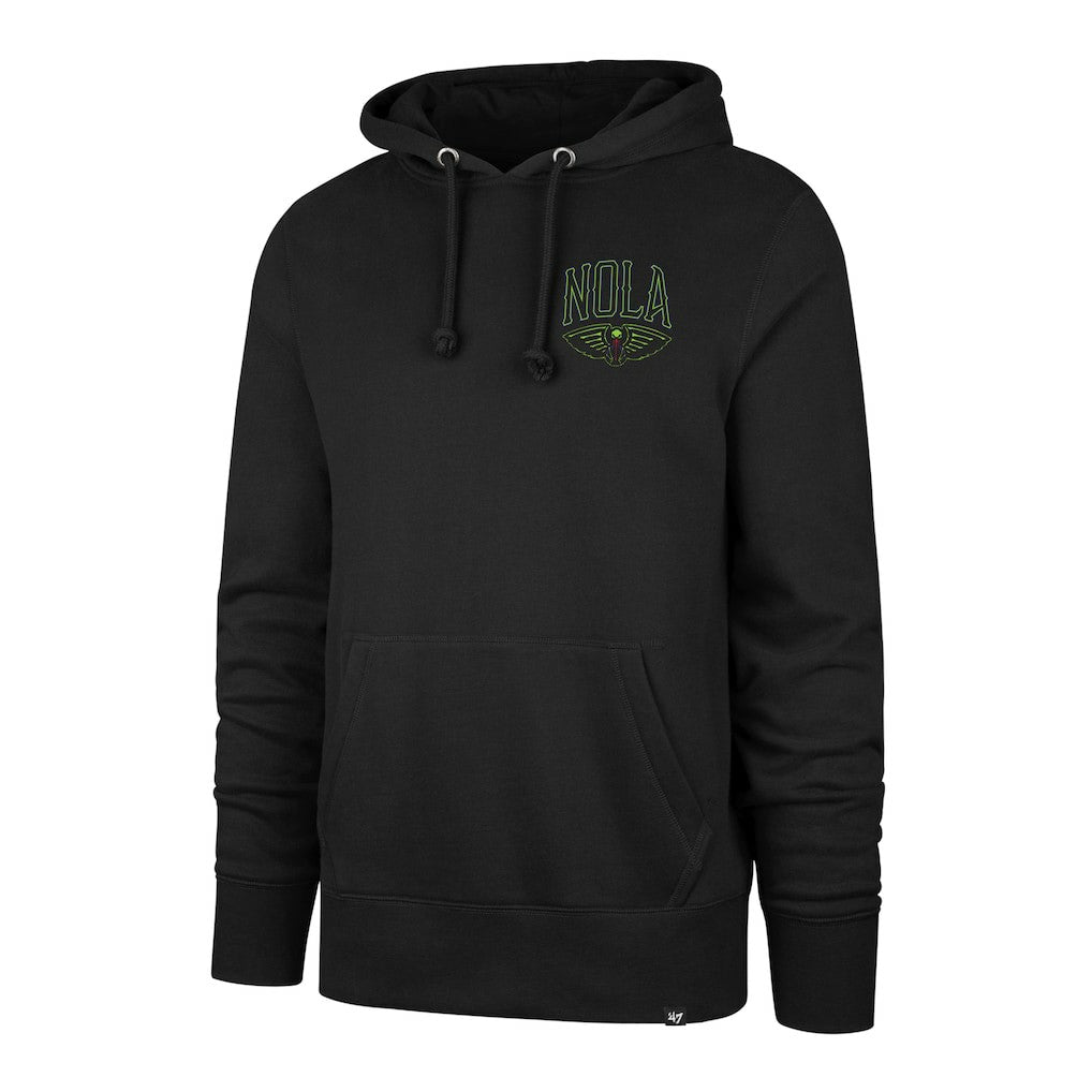 Black New Orleans Pelicans '47 2025/26 City Edition Jab Step Headline Hoodie | NBA