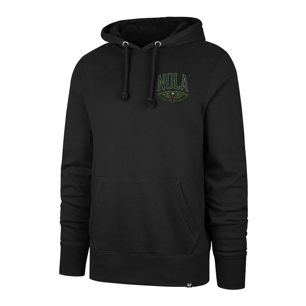 Black New Orleans Pelicans '47 2025/26 City Edition Jab Step Headline Hoodie | NBA