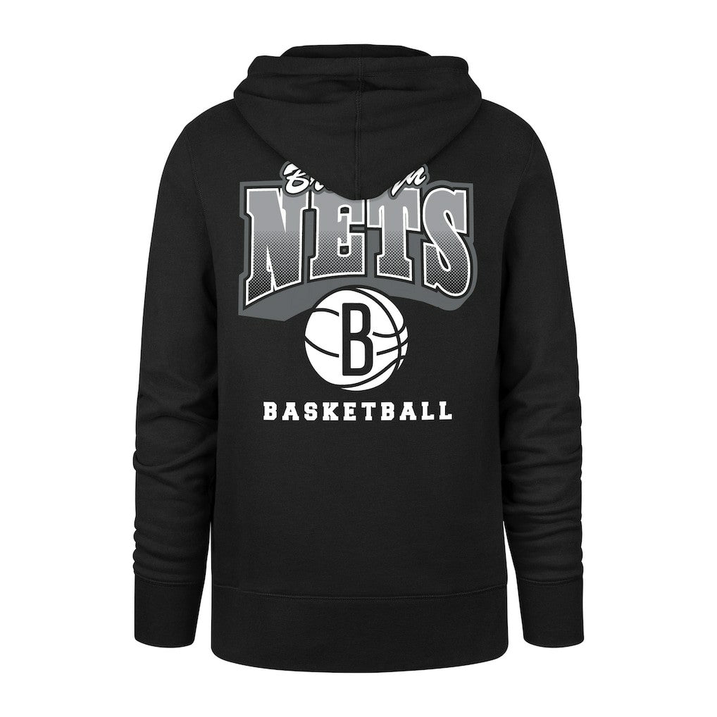 Black Brooklyn Nets '47 2025/26 City Edition Jab Step Headline Hoodie | NBA