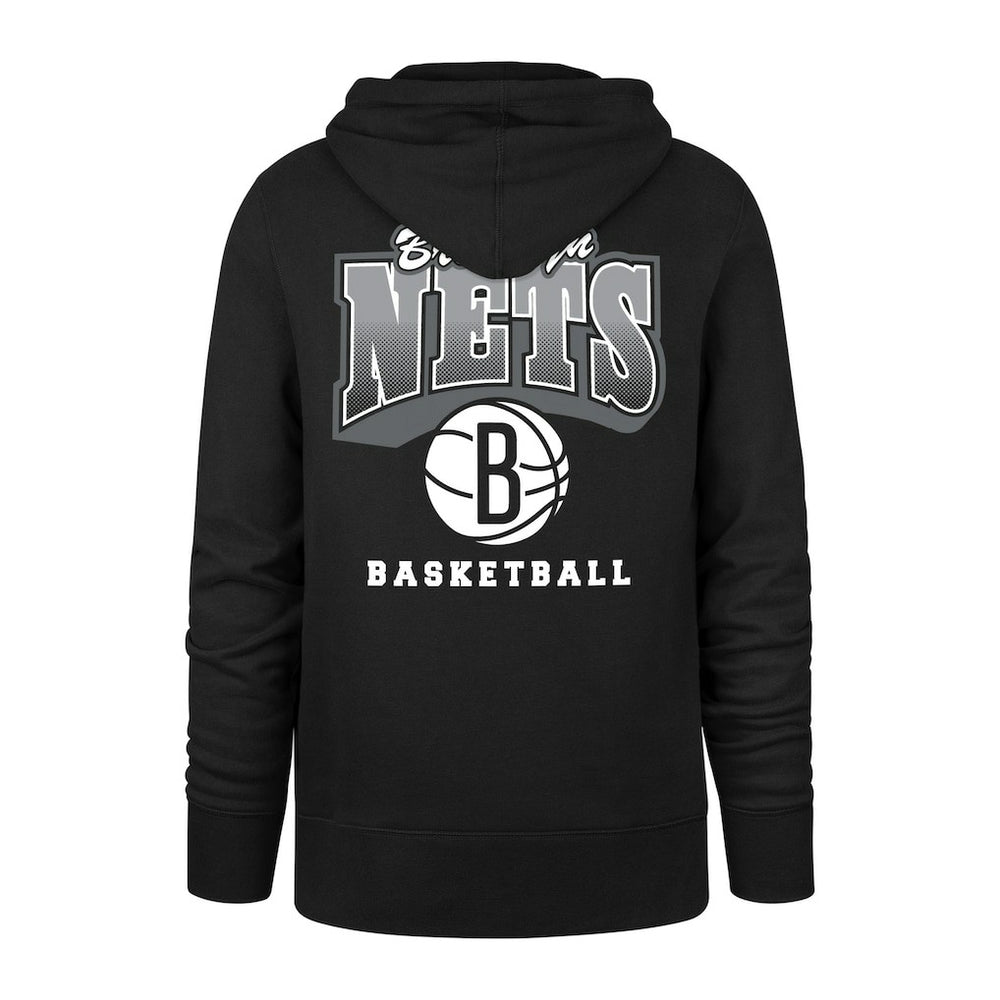 Black Brooklyn Nets '47 2025/26 City Edition Jab Step Headline Hoodie | NBA