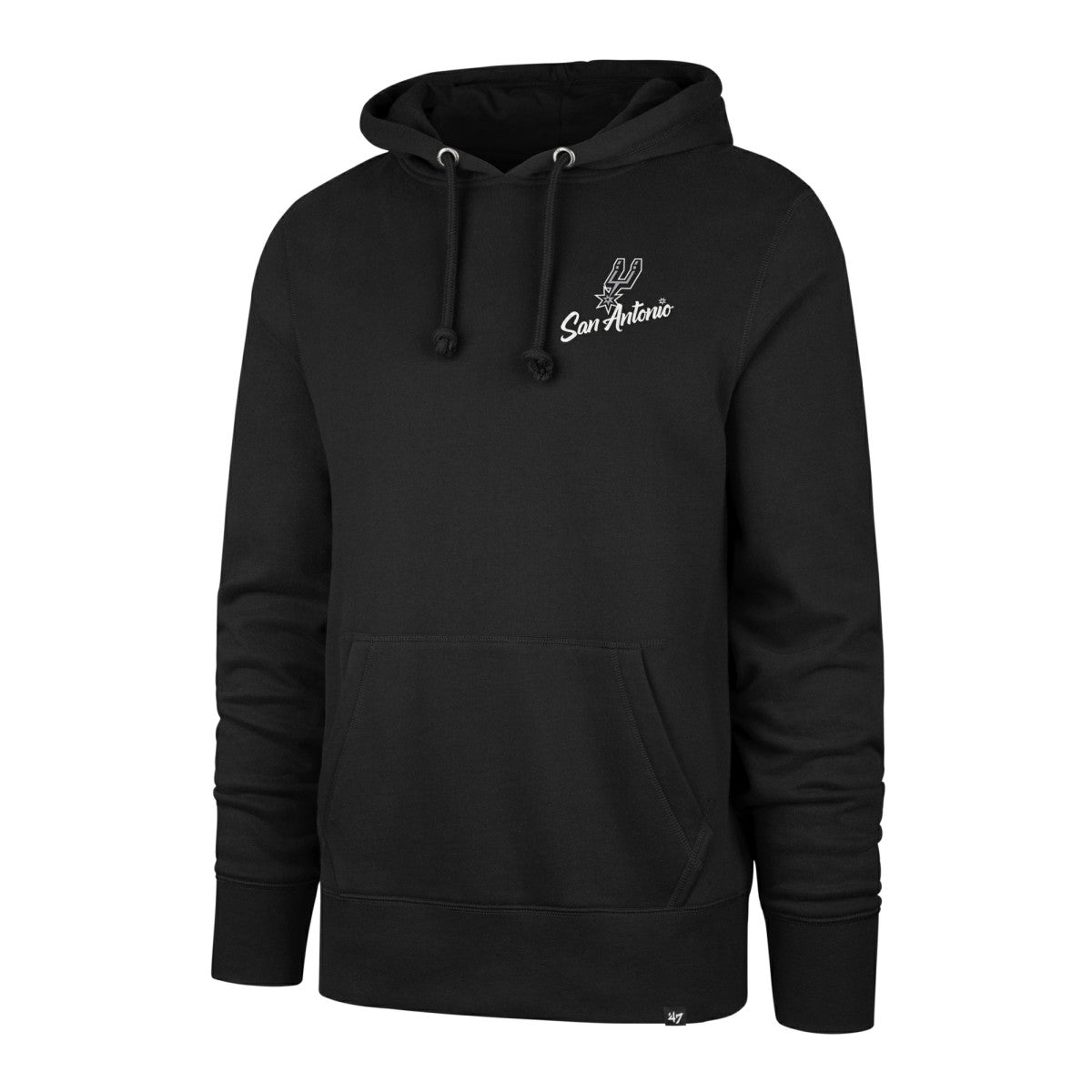 Black San Antonio Spurs '47 2025/26 City Edition Jab Step Headline Hoodie | NBA