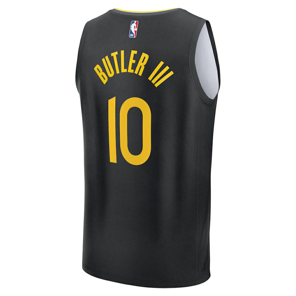 Black Jimmy Butler III Golden State Warriors Fast Break Replica Player Jersey sale | NBA