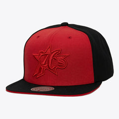 Red/Black Philadelphia 76ers Color Pop Snapback Hat | NBA