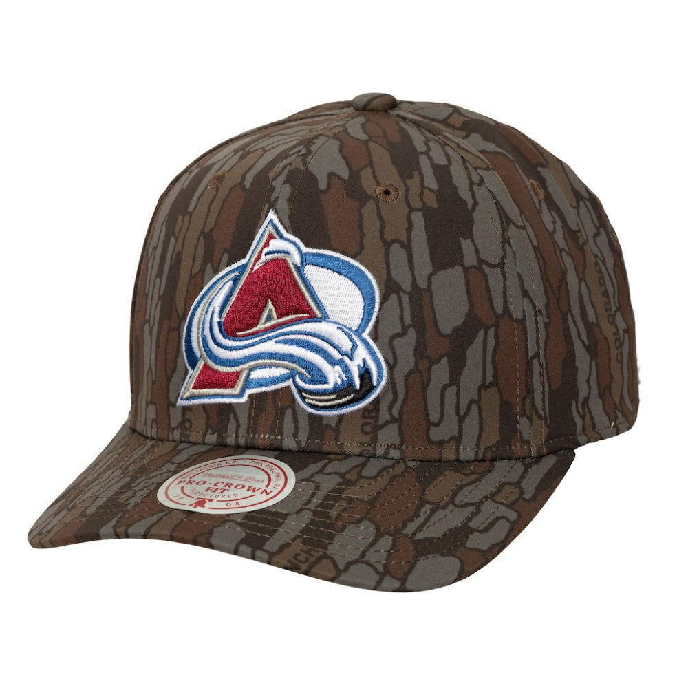 Colorado Avalanche Mitchell & Ness Hidden Camo Pro Crown Adjustable Hat -  NHL Hats