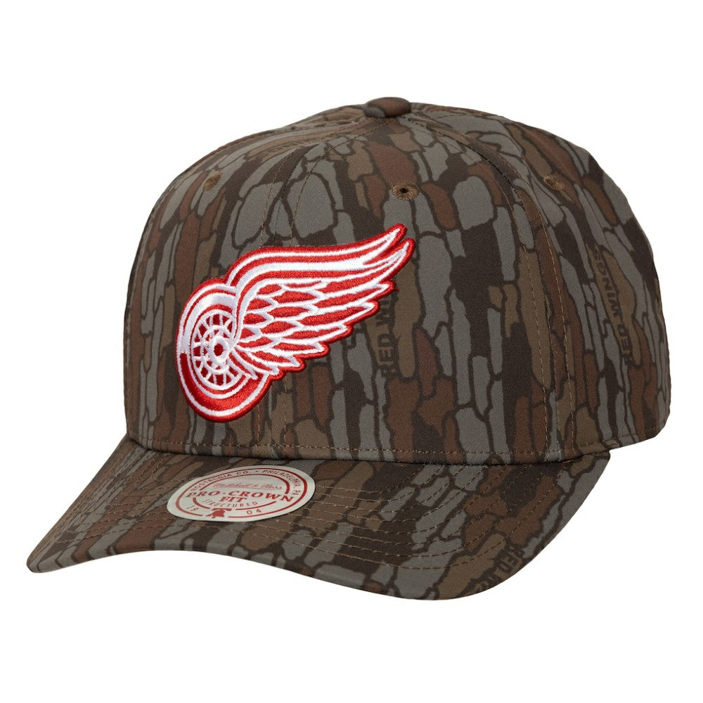Detroit Red Wings Mitchell & Ness Hidden Camo Pro Crown Adjustable Hat -  NHL Hats