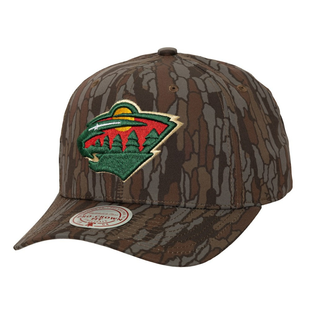 Minnesota Wild Mitchell & Ness Hidden Camo Pro Crown Adjustable Hat -  NHL Hats