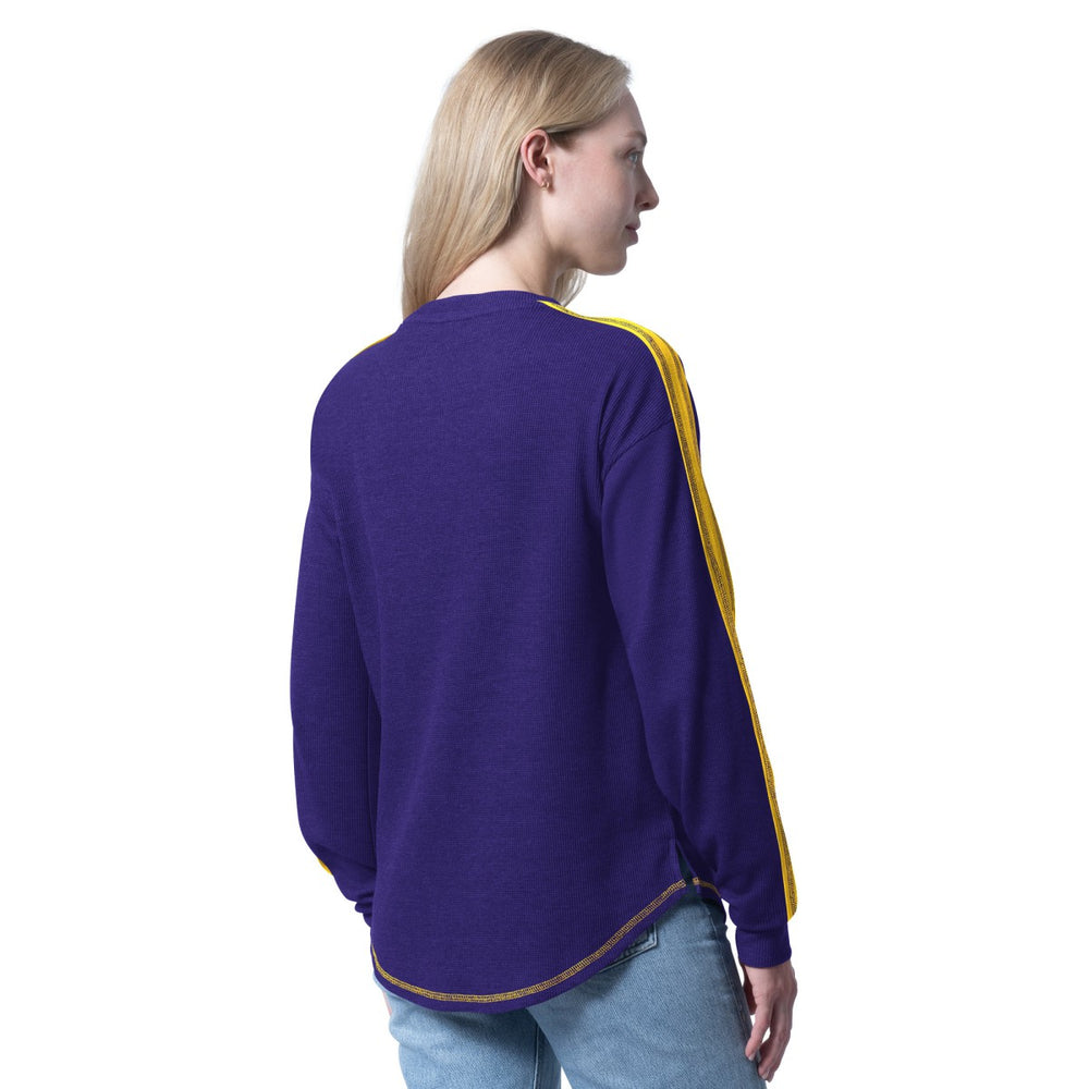 Purple Los Angeles Lakers G-III 4Her by Carl Banks Women's Advantage Tri-Blend Long Sleeve T-Shirt | NBA