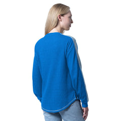 Blue Dallas Mavericks G-III 4Her by Carl Banks Women's Advantage Tri-Blend Long Sleeve T-Shirt sale | NBA