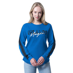 Blue Orlando Magic G-III 4Her by Carl Banks Women's Advantage Tri-Blend Long Sleeve T-Shirt | NBA