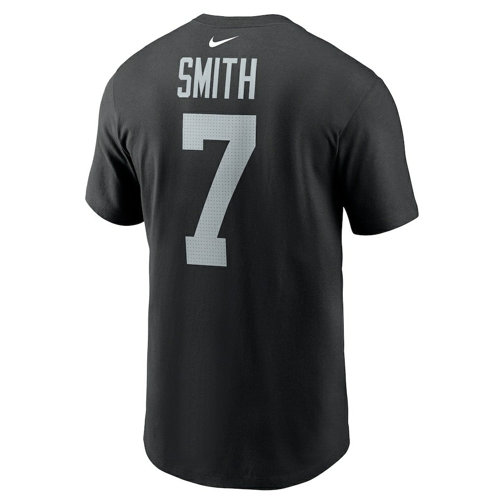 Las Vegas Raiders Geno Smith  Name & Number T-Shirt | NFL Sale