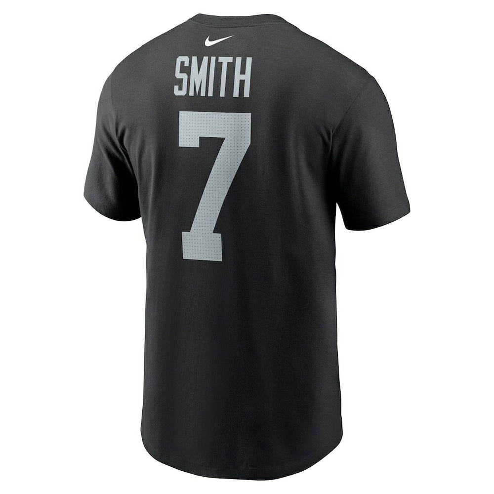 Las Vegas Raiders Geno Smith  Name & Number T-Shirt | NFL Sale