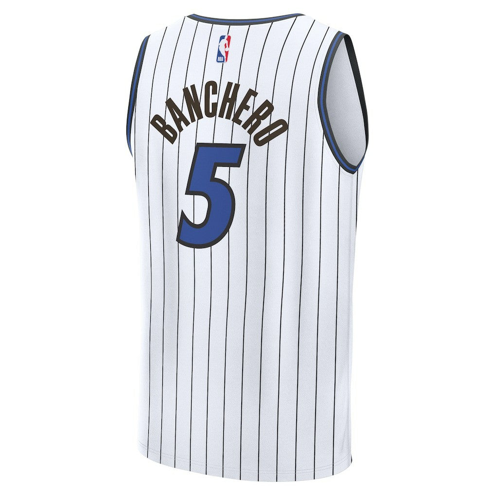 White Paolo Banchero Orlando Magic Youth Fast Break Replica Player Jersey | NBA