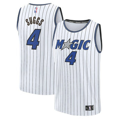 White Jalen Suggs Orlando Magic Fast Break Replica Jersey | NBA