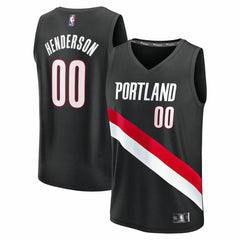 Black Scoot Henderson Portland Trail Blazers Fast Break Replica Jersey | NBA