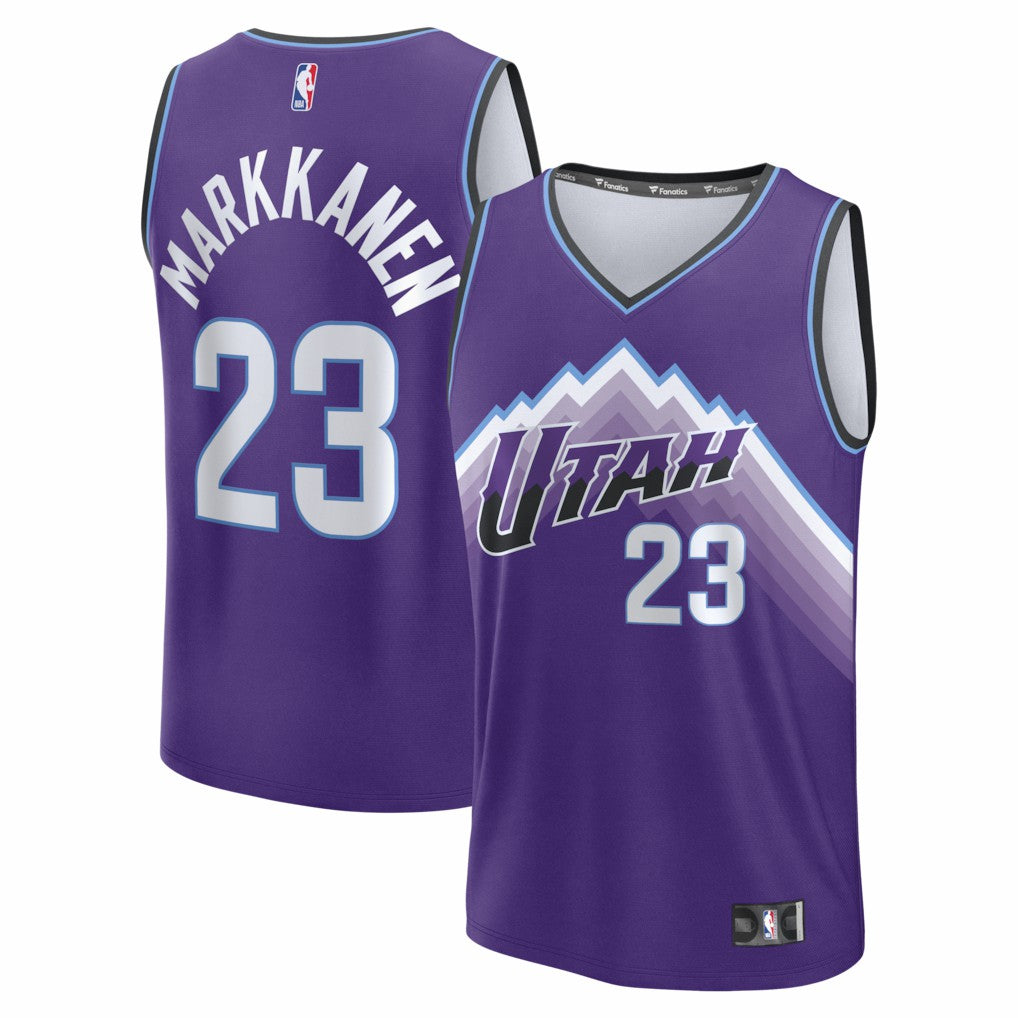 Purple Lauri Markkanen Utah Jazz Fast Break Replica Jersey | NBA