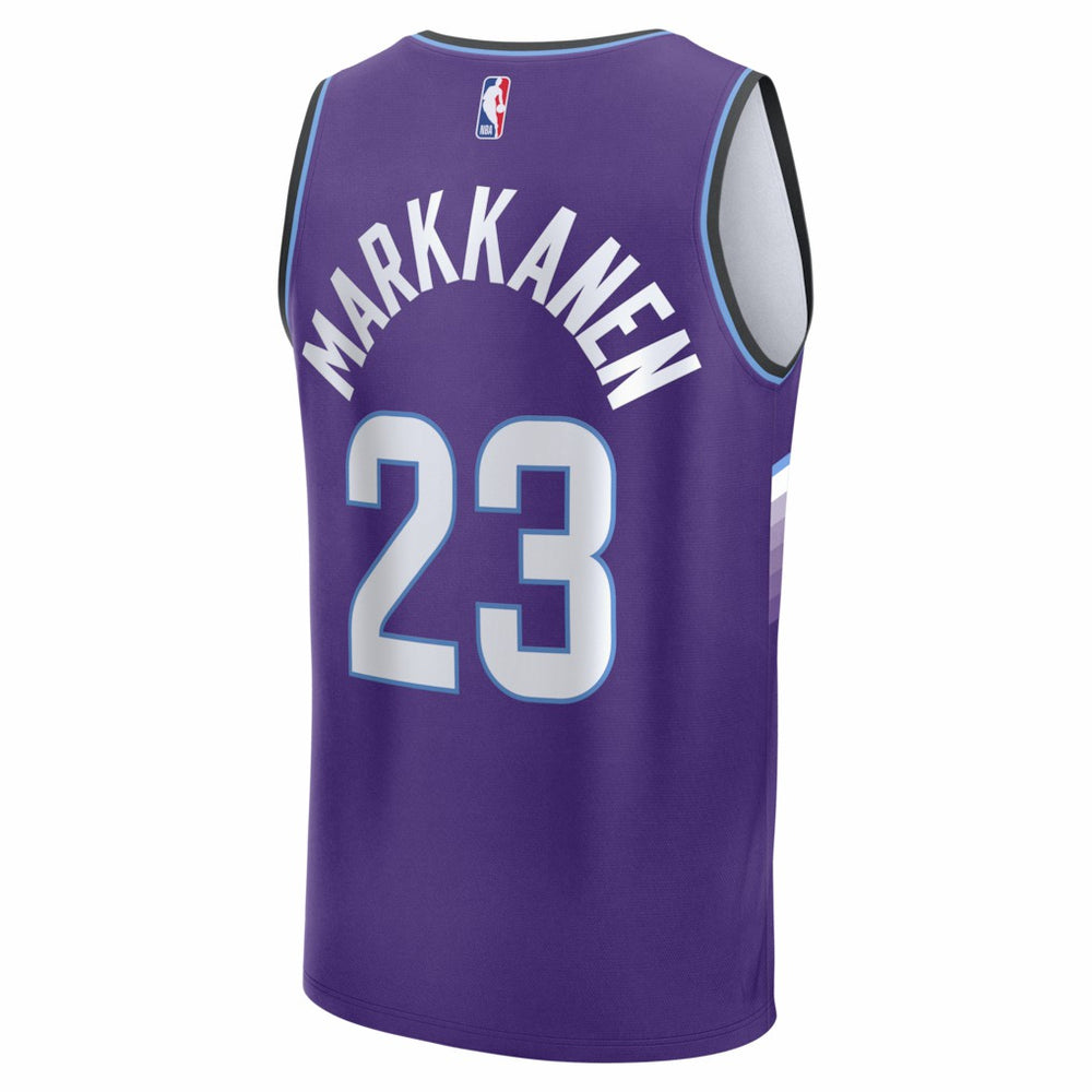 Purple Lauri Markkanen Utah Jazz Fast Break Replica Jersey | NBA