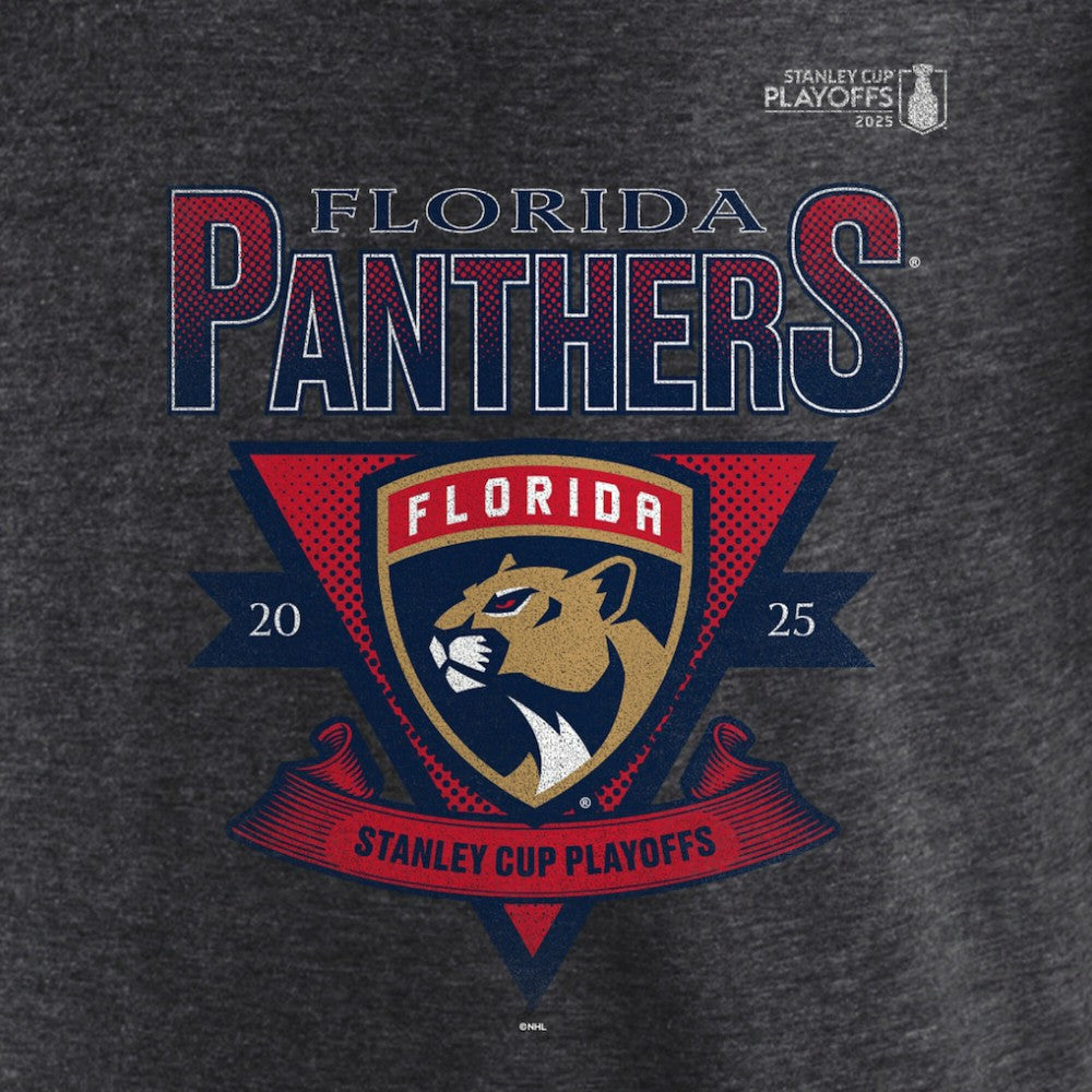 Florida Panthers Fanatics 2025 Stanley Cup Playoffs Crossbar Tri-Blend T-Shirt -  NHL T-shirts
