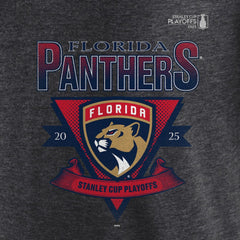 Florida Panthers Fanatics 2025 Stanley Cup Playoffs Crossbar Tri-Blend T-Shirt -  NHL T-shirts