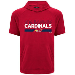 St. Louis Cardinals Levelwear City Connect Phase No Hitter Short Sleeve Pullover Hoodie - MLB Hoodies
