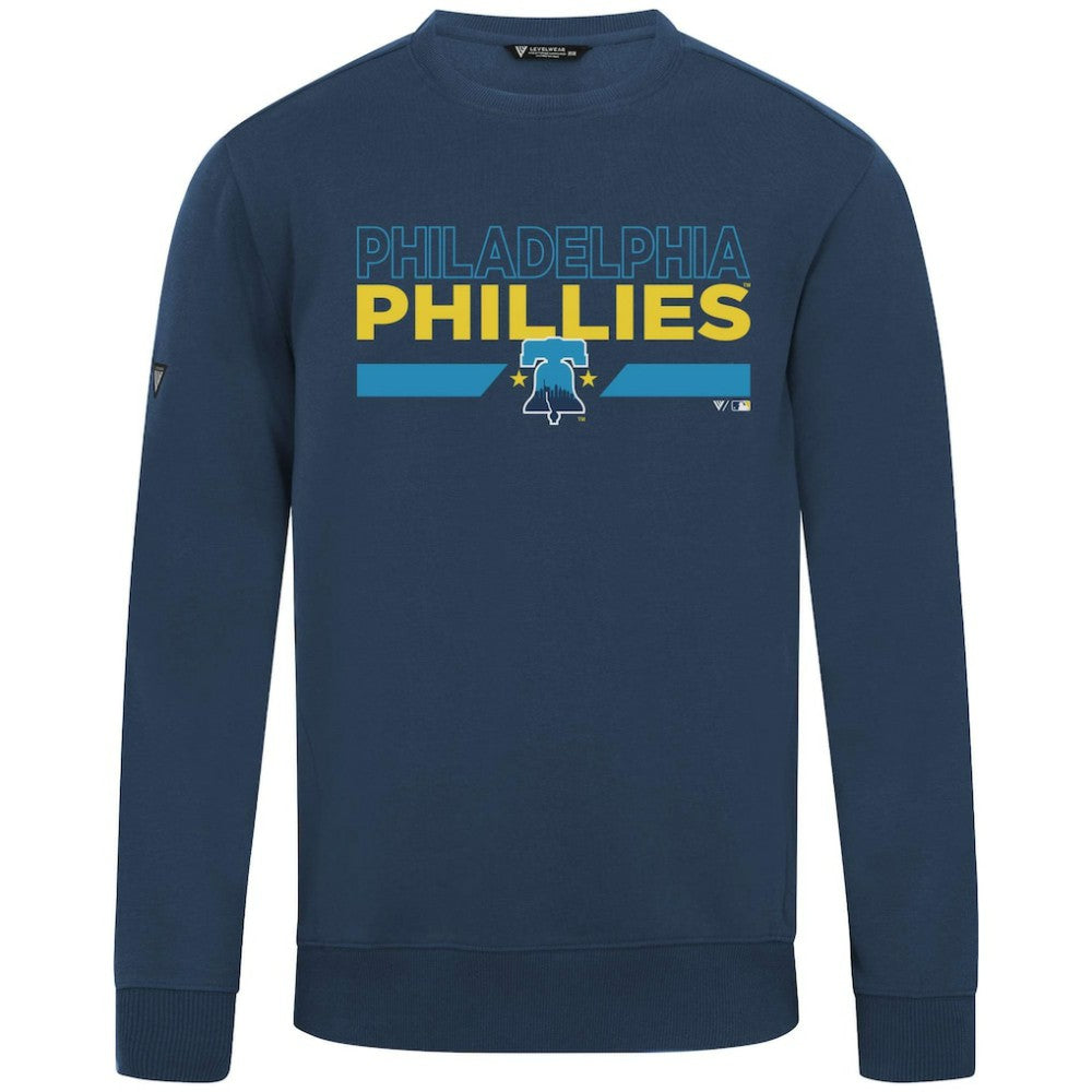 Philadelphia Phillies Levelwear City Connect Zane No Hitter Pullover Sweatshirt - MLB Pullover