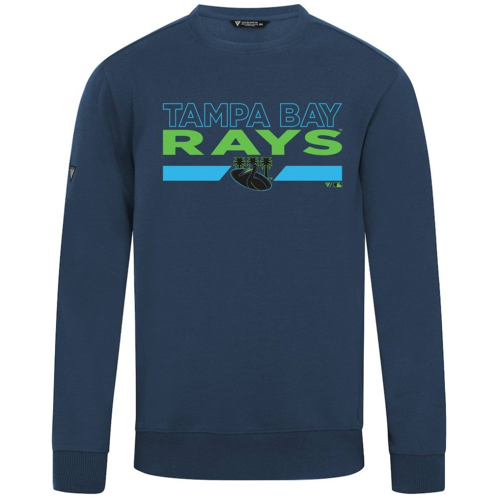 Tampa Bay Rays Levelwear City Connect Zane No Hitter Pullover Sweatshirt - MLB Pullover