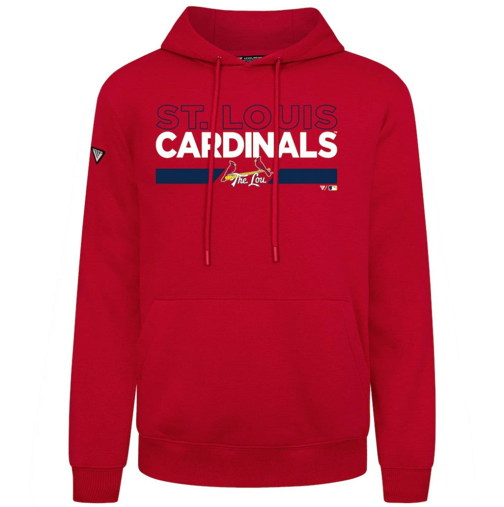 St. Louis Cardinals Levelwear City Connect Podium No Hitter Pullover Hoodie - MLB Hoodies