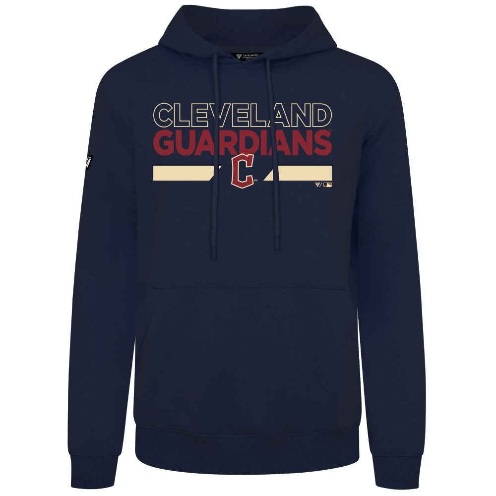 Cleveland Guardians Levelwear City Connect Podium No Hitter Pullover Hoodie - MLB Hoodies