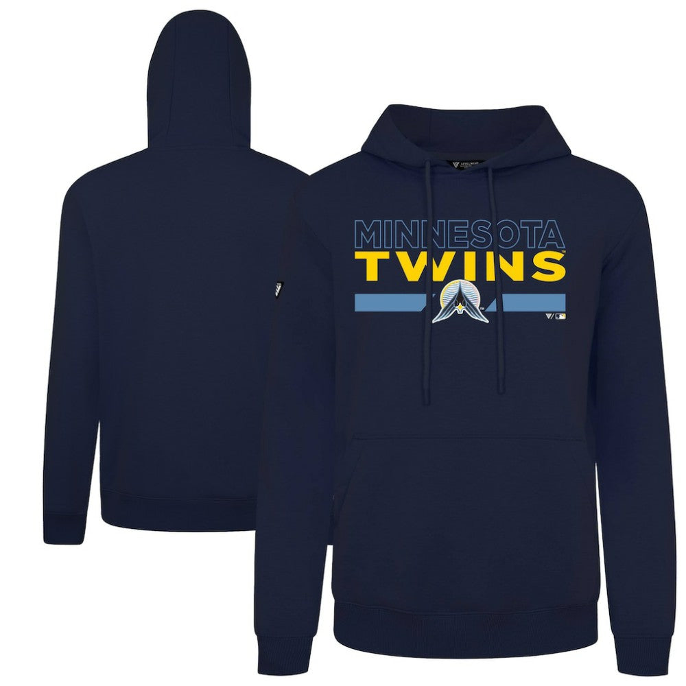 Minnesota Twins Levelwear City Connect Podium No Hitter Pullover Hoodie - MLB Hoodies