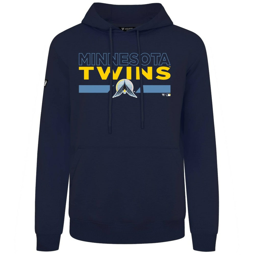 Minnesota Twins Levelwear City Connect Podium No Hitter Pullover Hoodie - MLB Hoodies