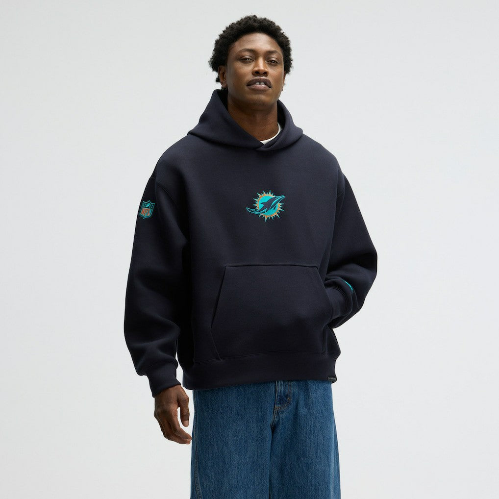 Miami Dolphins 2025 Rivalries Collection Oversized Tech Fleece Hoodie | NFL Discount