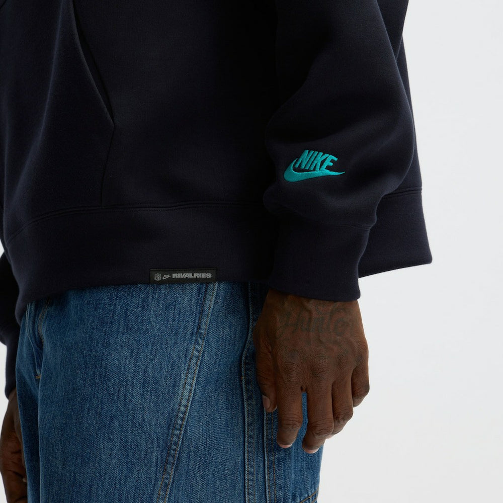 Miami Dolphins 2025 Rivalries Collection Oversized Tech Fleece Hoodie | NFL Discount