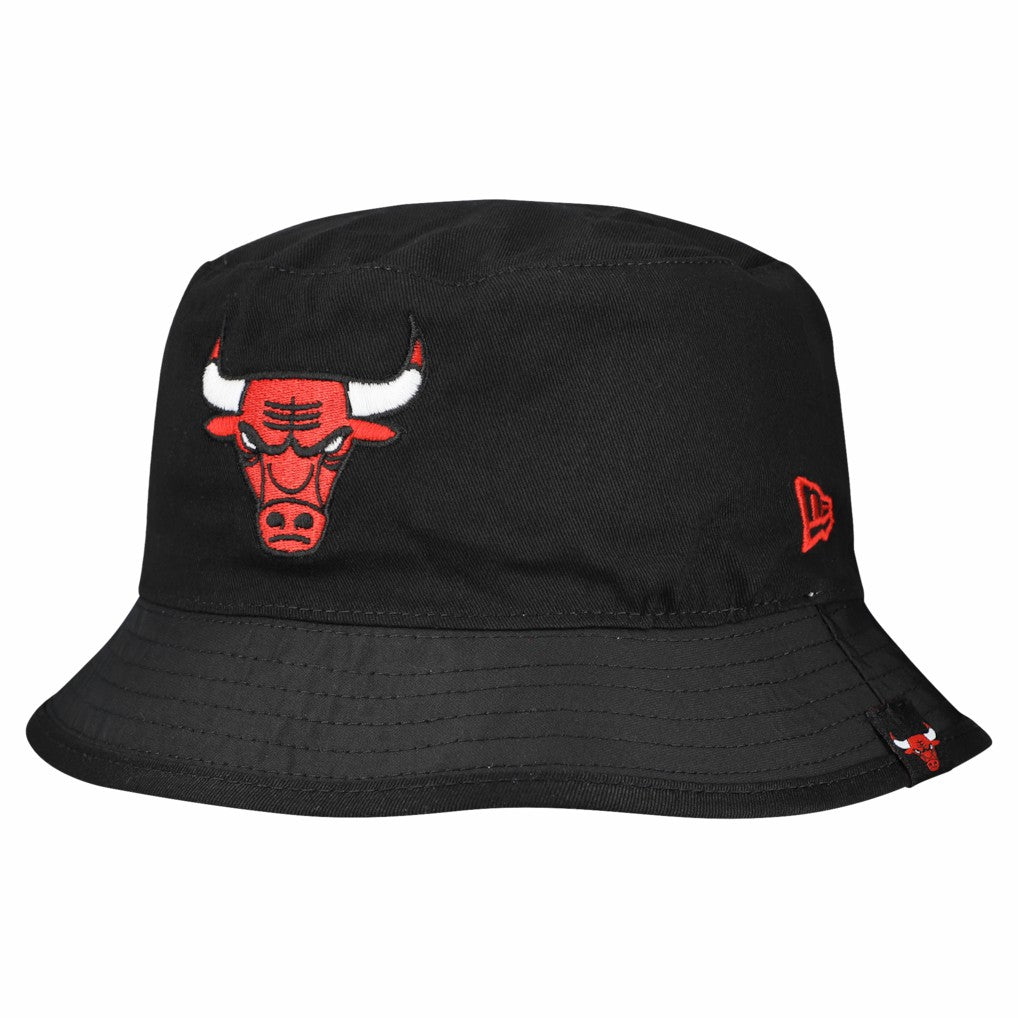 White Chicago Bulls Team Cheer Reversible Bucket Hat | NBA
