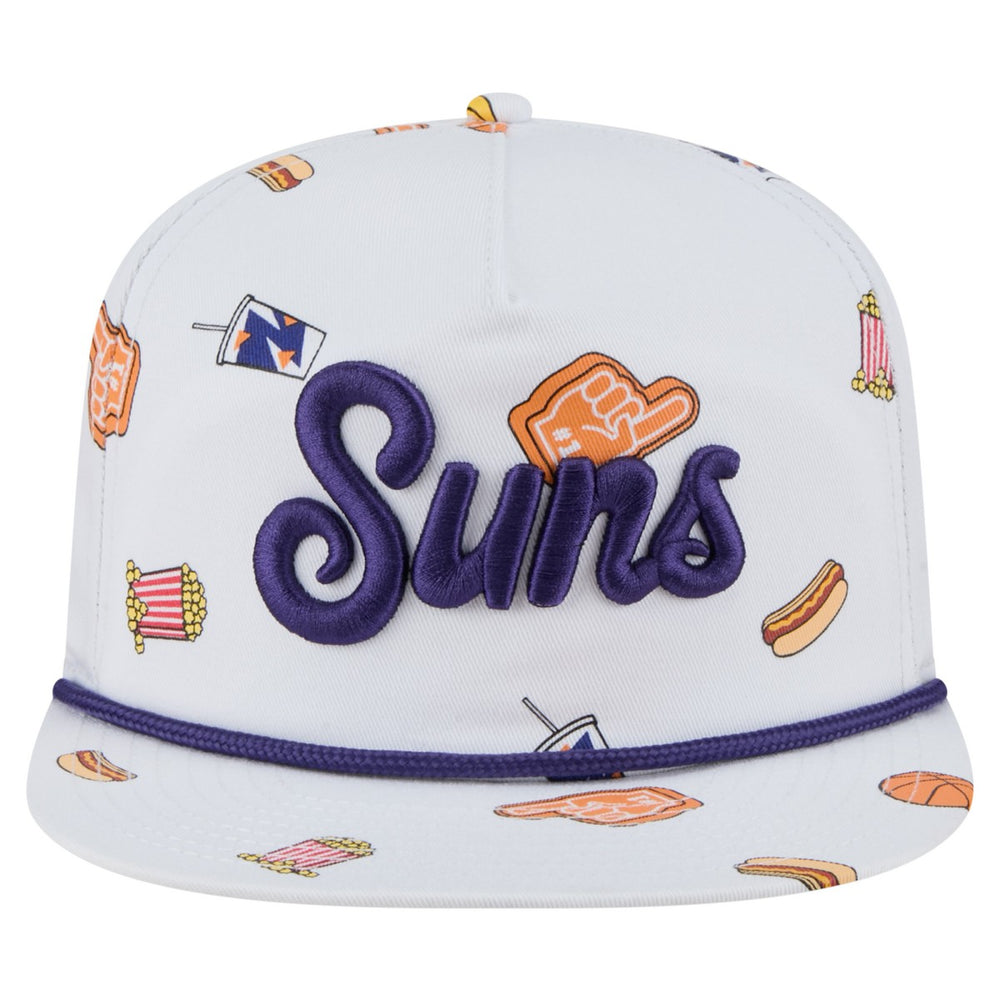 White Phoenix Suns Team Cheer Rope 19TWENTY Adjustable Hat | NBA